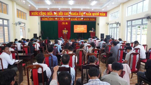 Đảng ủy xã Đăk Sao tổ chức Hội nghị công bố, trao các Quyết định về công tác cán bộ