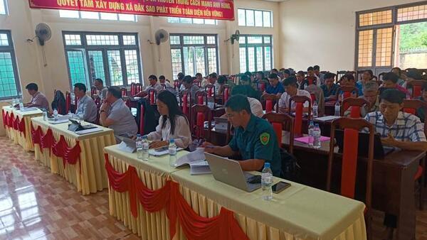 Kỳ họp chuyên đề lần thứ nhất – Hội đồng nhân dân xã Đăk Sao khóa XIV, nhiệm kỳ 2021–2026 thông qua nhiều nội dung quan trọng